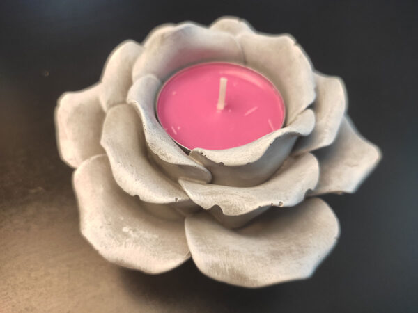 Rosenblüte Teelicht