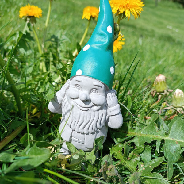 Gartenzwerg «ich höre nichts» - 18 cm