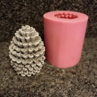 Silikonform Tannzapfen