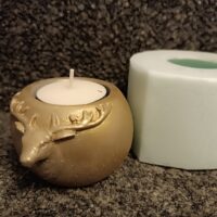 Silikonform Hirschteelicht