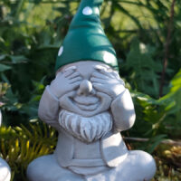 Gartenzwerg «ich sehe nichts» - 15 cm